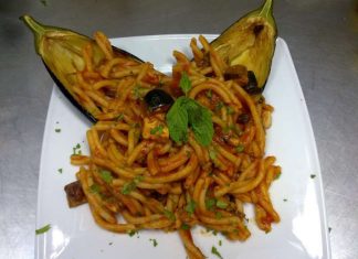 Pasta con pesce spada