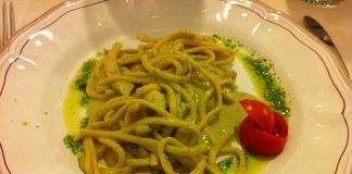 troccoli al pesto di fave