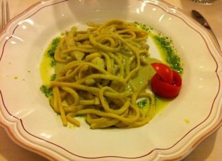 troccoli al pesto di fave