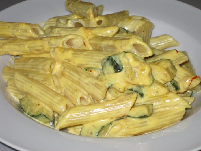 pasta con zucchine e mascarpone