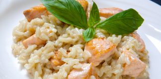 risotto al salmone