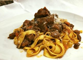 tagliatelle al cinghiale