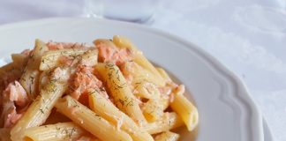 Penne al salmone