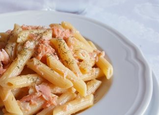 Penne al salmone