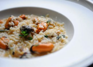 risotto ai frutti di mare con verdure