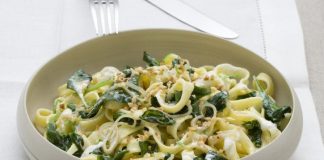 pappardelle ricotta e spinaci