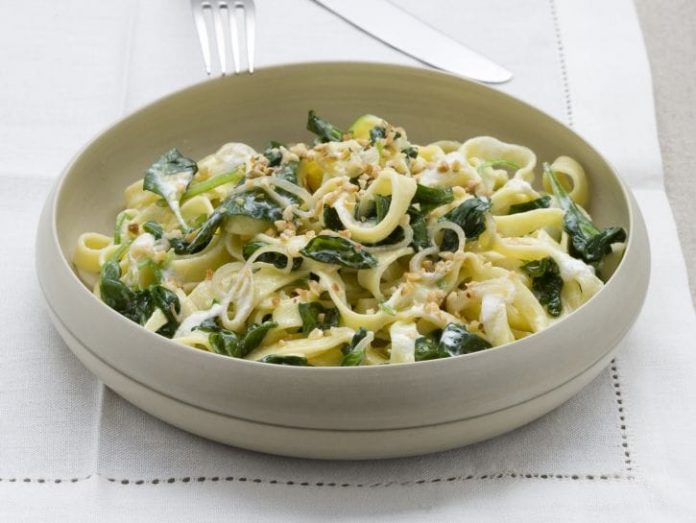 pappardelle ricotta e spinaci