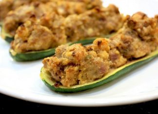 zucchine ripiene di tonno