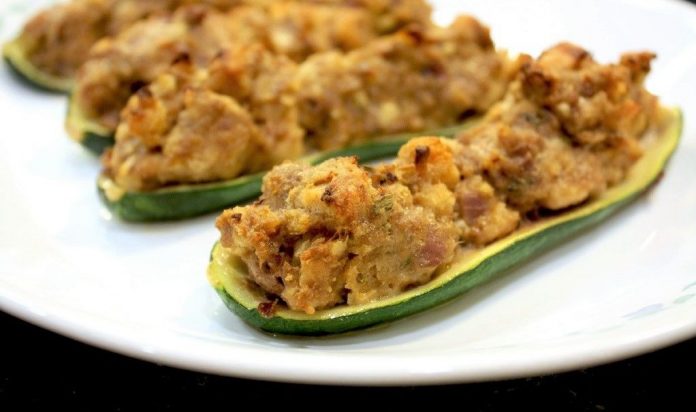 zucchine ripiene di tonno