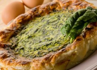 Crostata salata ricotta e spinaci