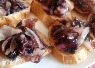 Bruschetta con radicchio