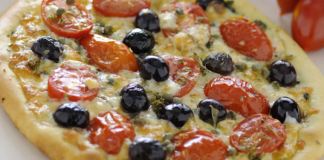 pizza con olive e capperi