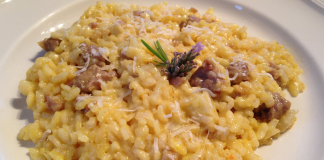 Risotto con salciccia