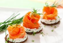 tartine al salmone