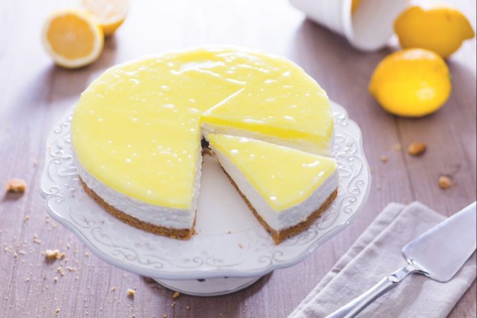cheesecake al limone